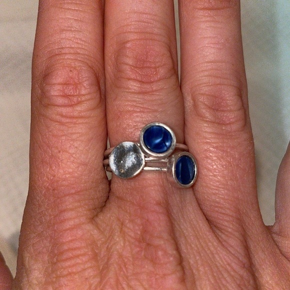 Silver Stackable Rings Costume Jewelry - Picture 5 of 6